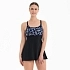 Protetické tankiny Jena Top TA -  black/pool blue 44D